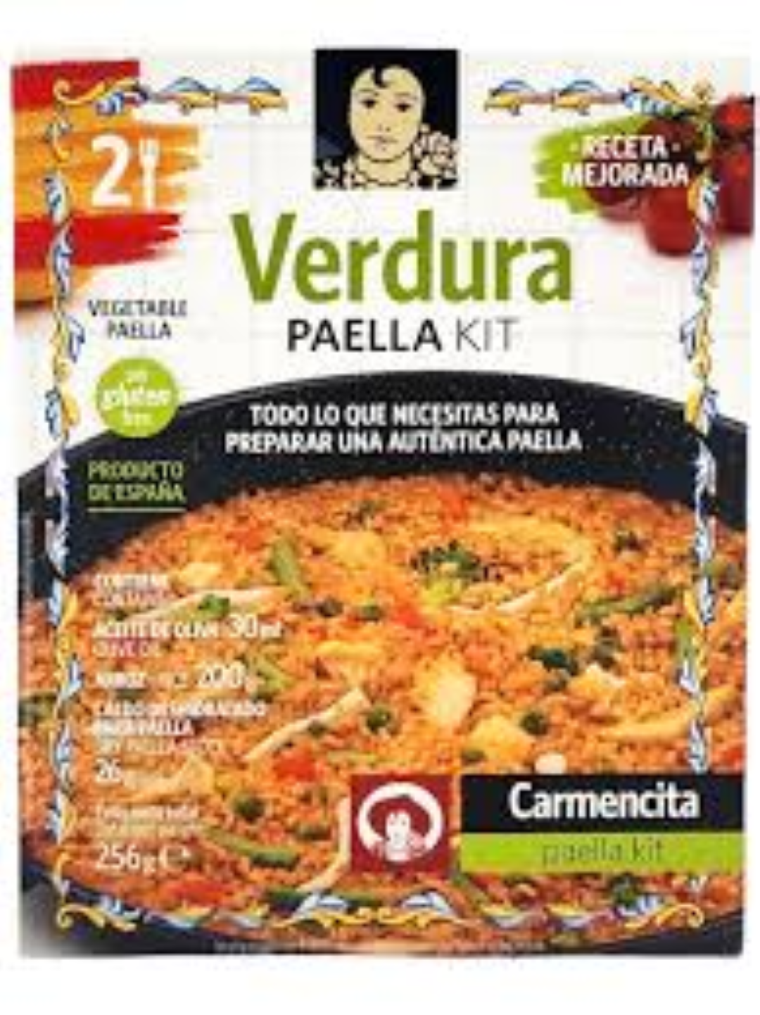 CARMENCITA DRY VEGETABLE PAELLA STOCK 26G